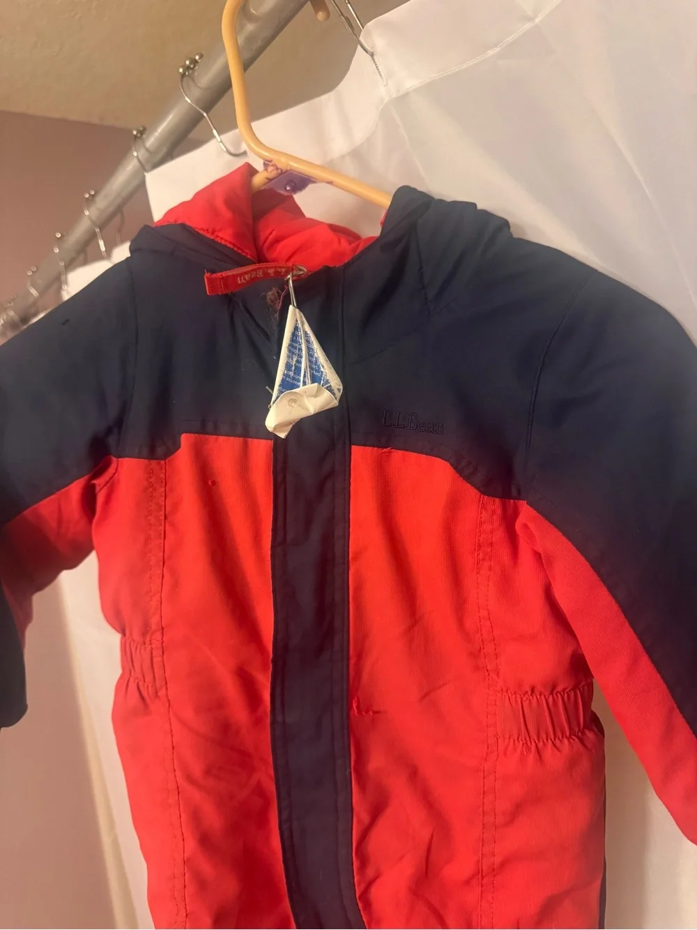 LL BEAN Cold Buster Snowsuit size 3T with grow cuffs